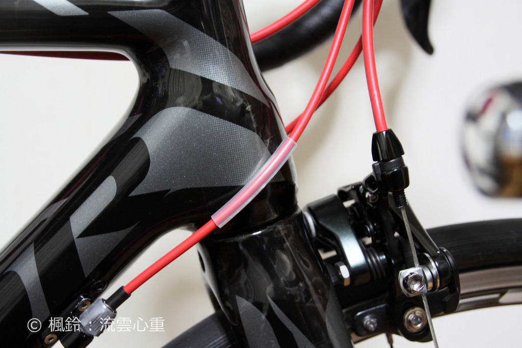 フレームプロテクター 自転車 ケーブル ワイヤー アウター ガード ねじねじ透明 通販